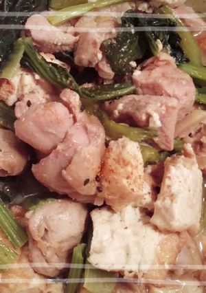 鶏ももと厚揚げの炒り煮-レシピのメイン写真