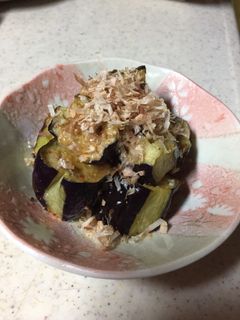 早い!旨い!ナスの素揚げ ゴマだれがけ-レシピのメイン写真