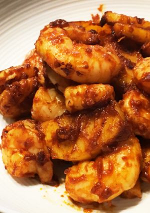 海老とじゃがいものケチャップカレー炒め-レシピのメイン写真