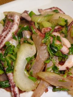 イカとセロリのぱぱっと★にんにく炒め-レシピのメイン写真