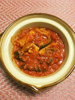 トマト煮込みカレー風味@IH-レシピのメイン写真