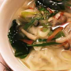 รูปของ もち麦餃子スープおなかすっきりダイエット