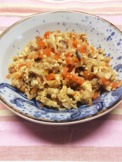 切り干しの食感が楽しい炒り豆腐-レシピのメイン写真