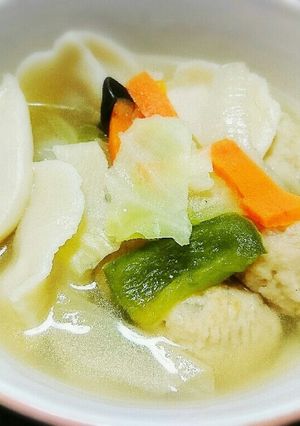 入れて煮込むだけ！水餃子と鶏団子と野菜鍋-レシピのメイン写真