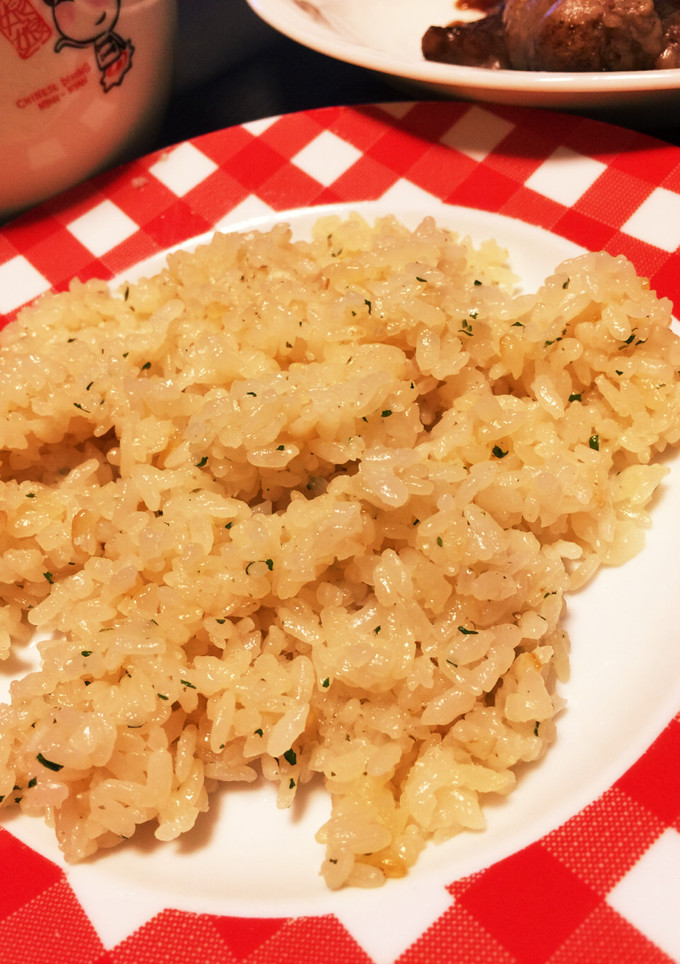 炊飯器でうめぇ～ガーリックライス！-レシピのメイン写真