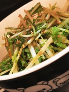 水菜の胡麻和え♪-レシピのメイン写真