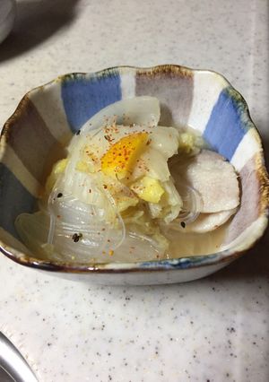 ハクサイと豚肉と春雨のポン酢煮-レシピのメイン写真