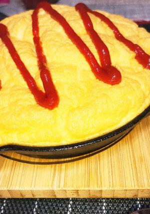 スキレットで包まないふわふわオムライス-レシピのメイン写真