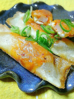 余ったお餅でキムチーズ揚げ★おつまみ絶品-レシピのメイン写真