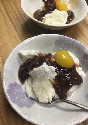アイス(バニラ&小豆)-レシピのメイン写真