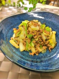 白菜と塩昆布炒め❀-レシピのメイン写真