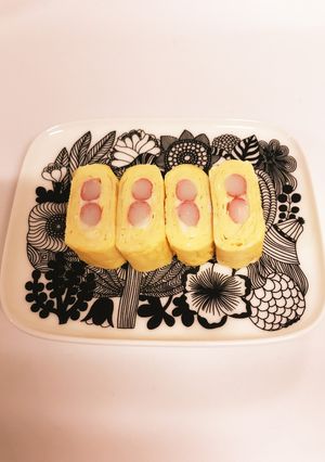 ❁かにかまとチーズの卵焼き❁-レシピのメイン写真