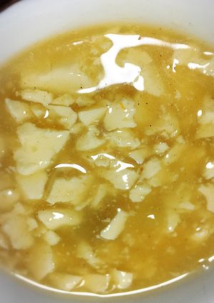 ハヤトウリと豆腐の中華風スープ-レシピのメイン写真