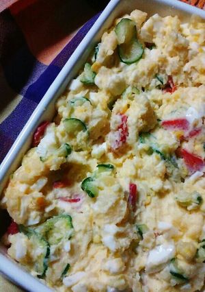りんご酢が決め手のポテトサラダ-レシピのメイン写真