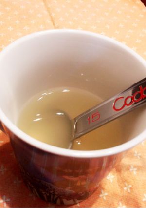 私のホットレモネード (はちみつレモン)-レシピのメイン写真