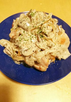 チキンソテーのポルチーニクリームソース-レシピのメイン写真
