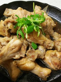 楽チン!鶏手羽元の甘辛照り煮-レシピのメイン写真