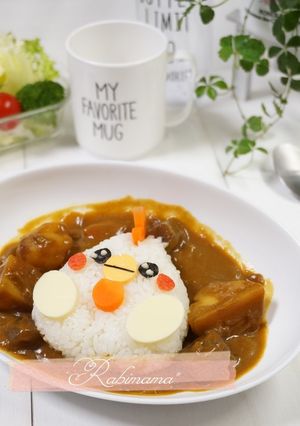 ❀簡単三角おむすびでにわとりさん❀-レシピのメイン写真