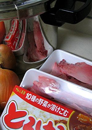 圧力鍋で牛すじ肉のカレー-レシピのメイン写真