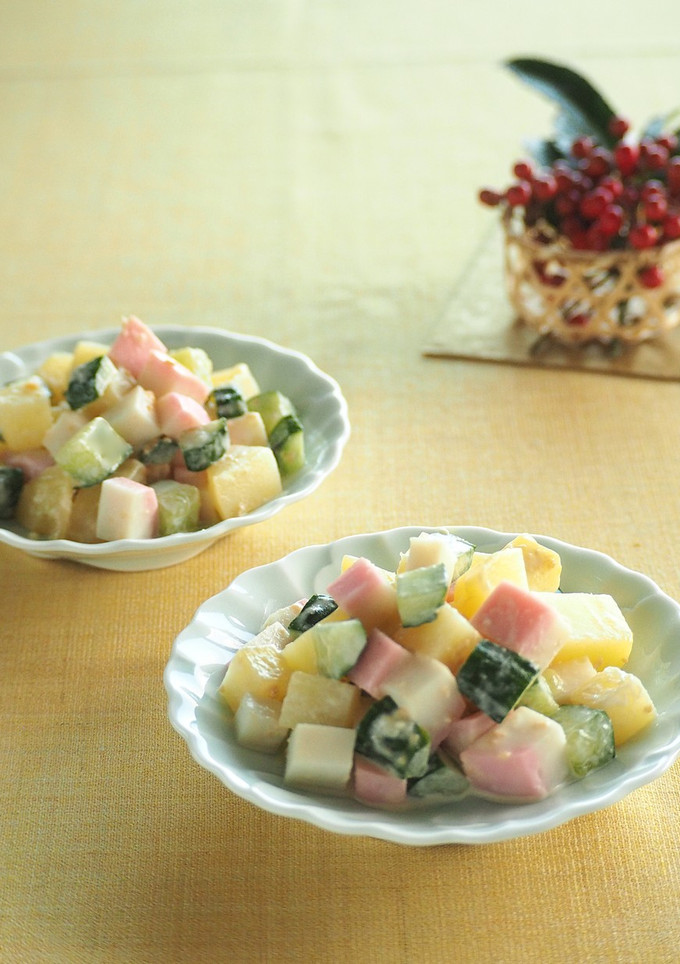 かまぼこときゅうりの味噌マヨあえ-レシピのメイン写真