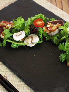 かつおのたたきと春菊の香味サラダ-レシピのメイン写真