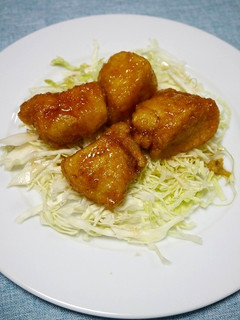 簡単!ムネ肉竜田揚げの黒酢漬け-レシピのメイン写真