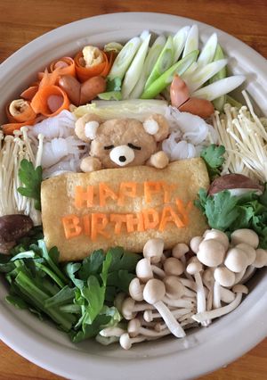 ミルフィーユ鍋★可愛いデコ鍋 誕生日-レシピのメイン写真