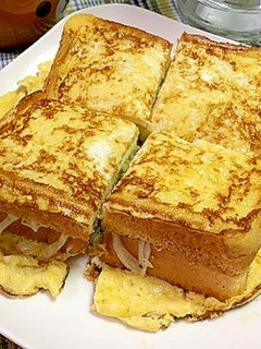 チーズ&ベーコン入りフレンチサンド-レシピのメイン写真