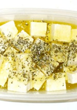 塩豆腐のオリーブオイル漬け♪おつまみに-レシピのメイン写真