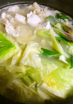 ＊鶏胸肉で水炊き＊-レシピのメイン写真