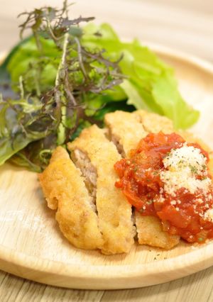 介護食 やわらかミラノ風かつレツ-レシピのメイン写真