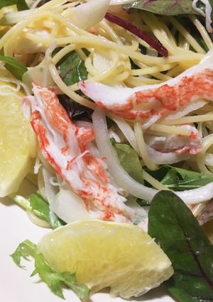 グレープフルーツのパスタサラダ-レシピのメイン写真