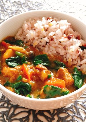 しめじ・ほうれん草・りんご☆コク旨カレー-レシピのメイン写真