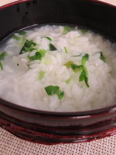 土鍋でお粥(七草粥)-レシピのメイン写真