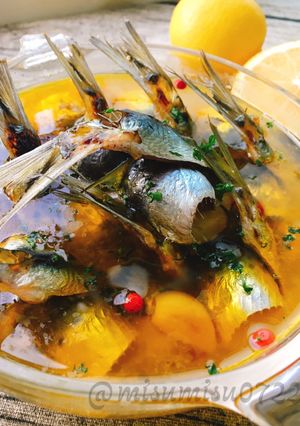 圧力鍋で☆レモンたっぷりオイルサーディン-レシピのメイン写真