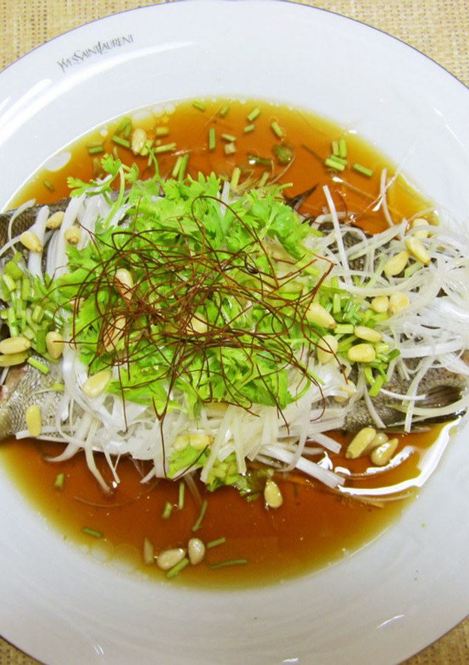 清蒸鮮魚（イサキの中華蒸し）-レシピのメイン写真