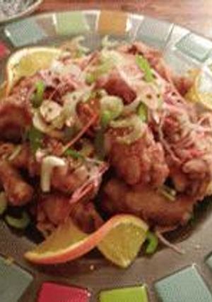 手羽揚げの残り香味野菜添え:-レシピのメイン写真