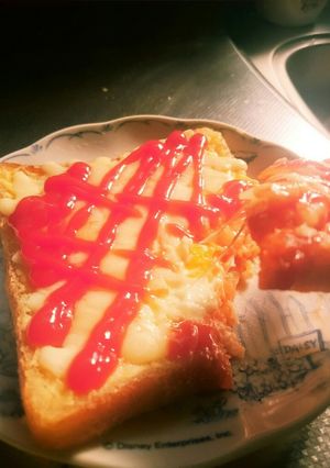 チーズと卵の簡単トースト-レシピのメイン写真