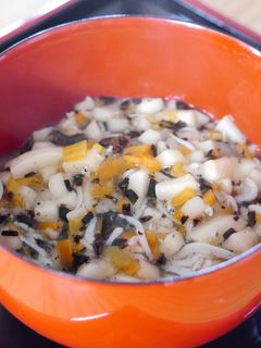 離乳中期☆しらすと野菜ひじきのうどん-レシピのメイン写真