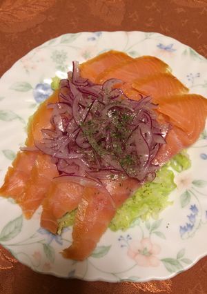 スモークサーモンのマリネ-レシピのメイン写真