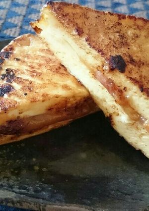 厚揚げの梅はさみ焼き-レシピのメイン写真