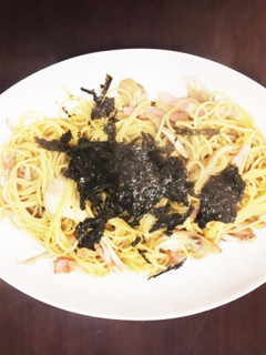 白だしで簡単!きのこのバター醤油パスタ-レシピのメイン写真