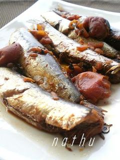 いわし(さんま)の梅煮-レシピのメイン写真