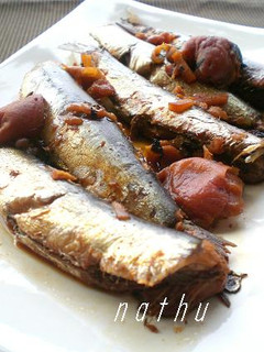 いわし(さんま)の梅煮-レシピのメイン写真