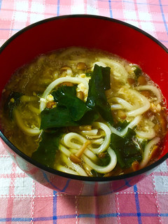 なめこうどん-レシピのメイン写真