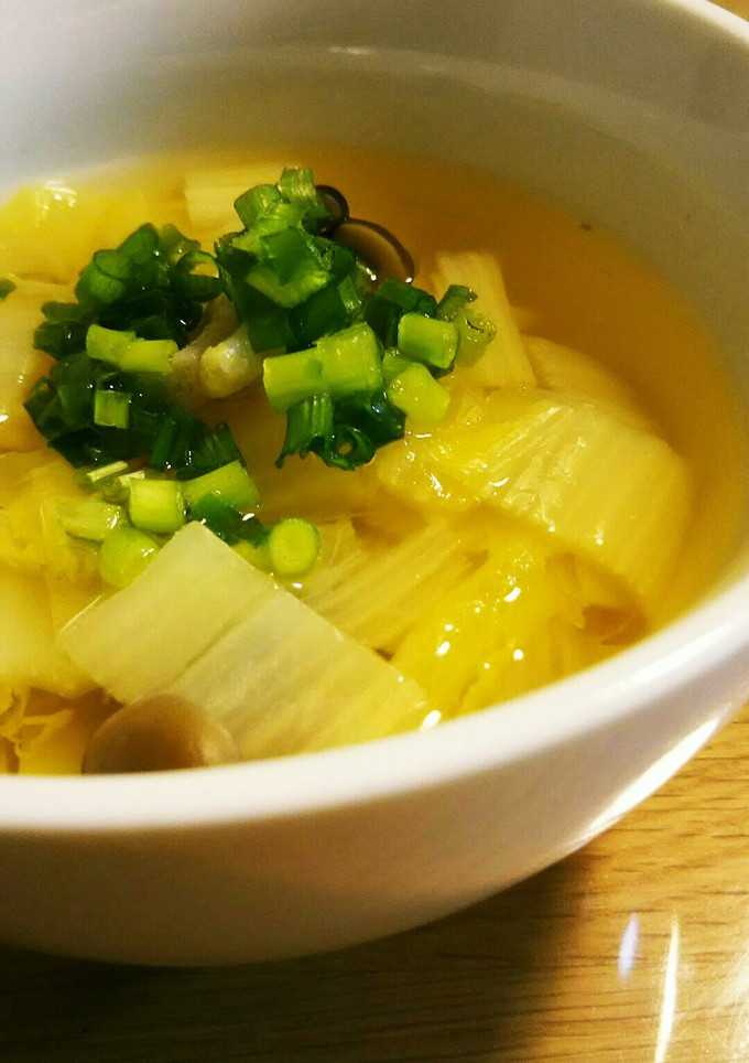 あっさり☆白菜の和風しょうがスープ☆-レシピのメイン写真