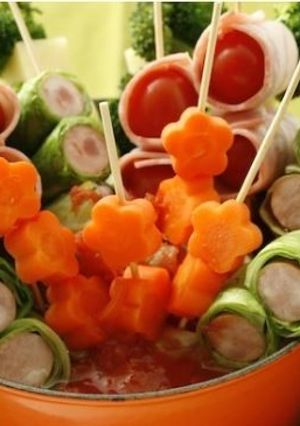 お家で簡単ロール串鍋（白だし×トマト缶）-レシピのメイン写真