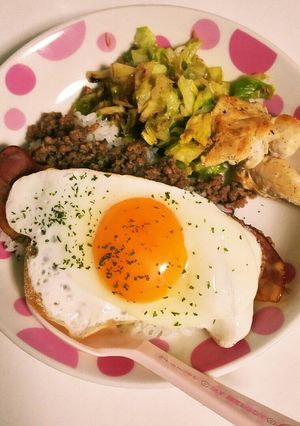 ワンプレート　肉味噌のっけ丼-レシピのメイン写真