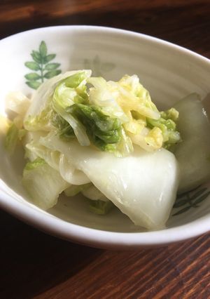 ビニール袋で簡単♡常備菜！白菜の甘酢漬け-レシピのメイン写真