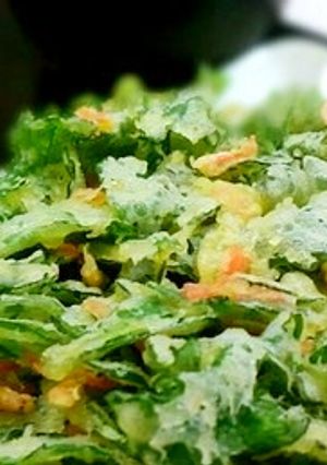 さくさく！いい香り！春菊のかき揚げ-レシピのメイン写真